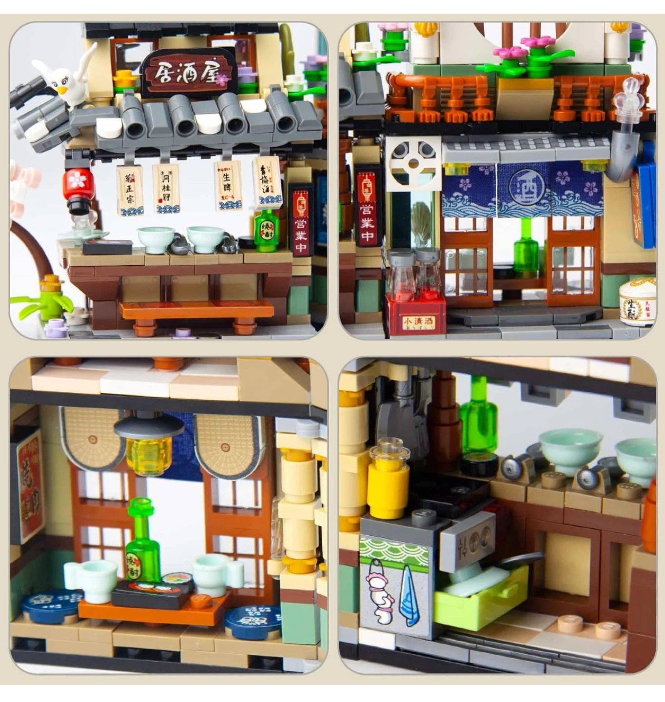 Foldable Japanese Street View Mini Blocks - photo 2