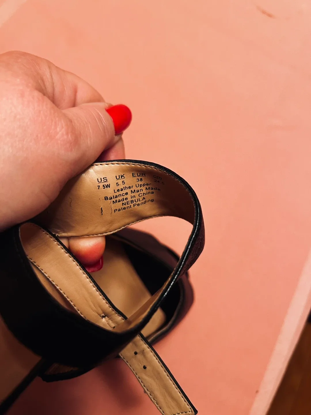 Naturalizer N5 Comfort Black Heels - Size 7.5W image indicator(5)