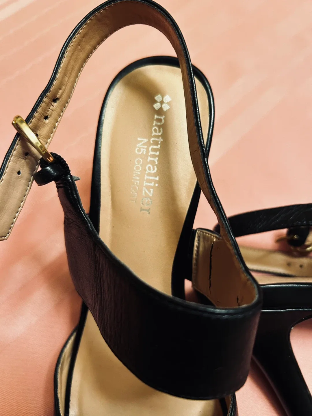 Naturalizer N5 Comfort Black Heels - Size 7.5W image indicator(4)