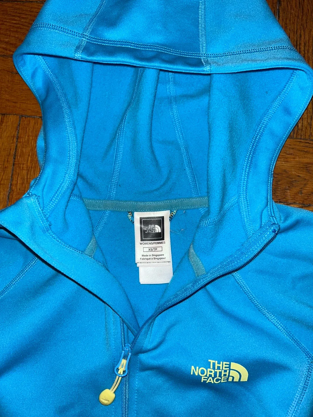 The North Face Full Zip Turquoise Hoodie - Women’s XS image indicator(2)