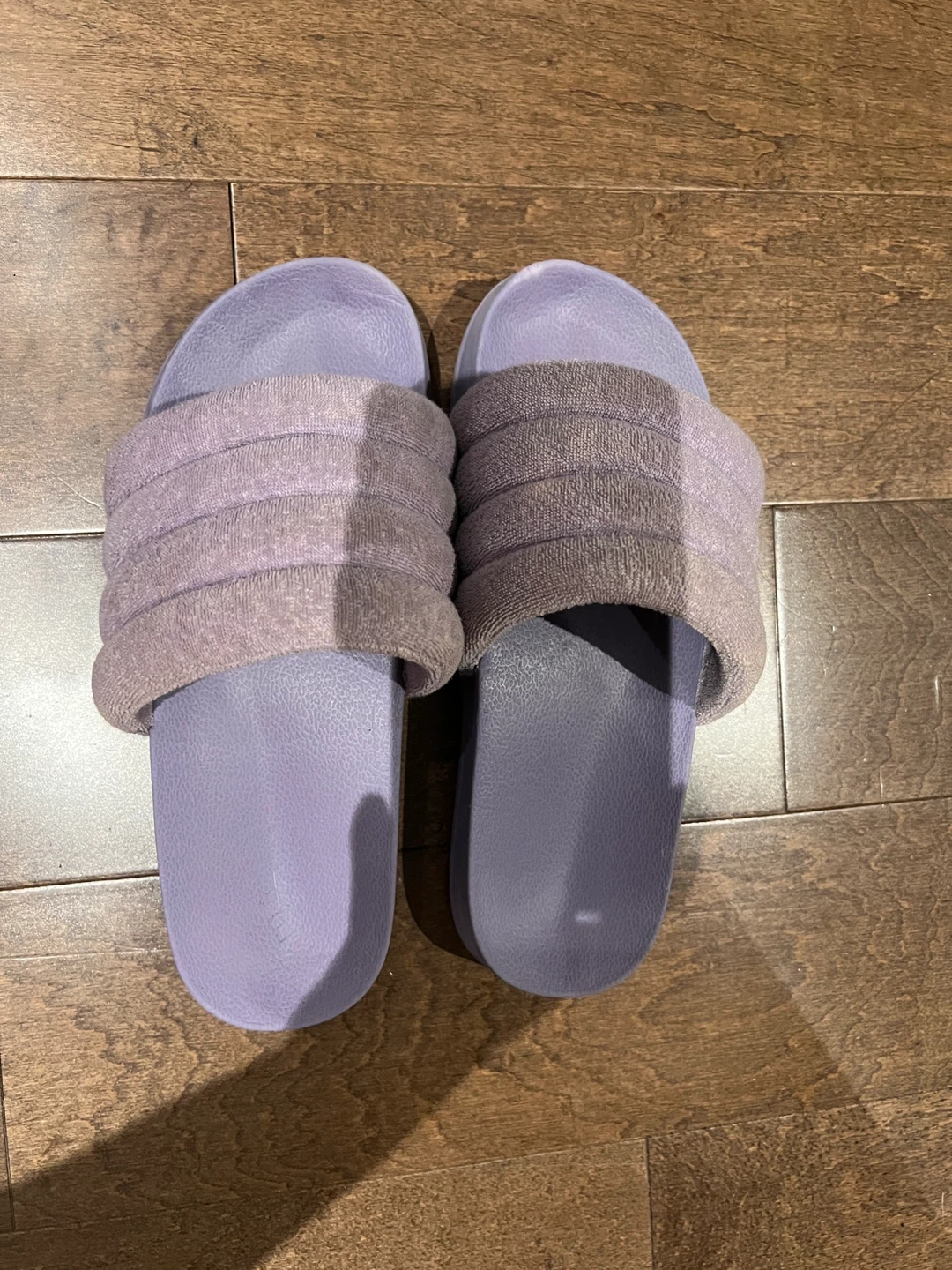 Purple slippers