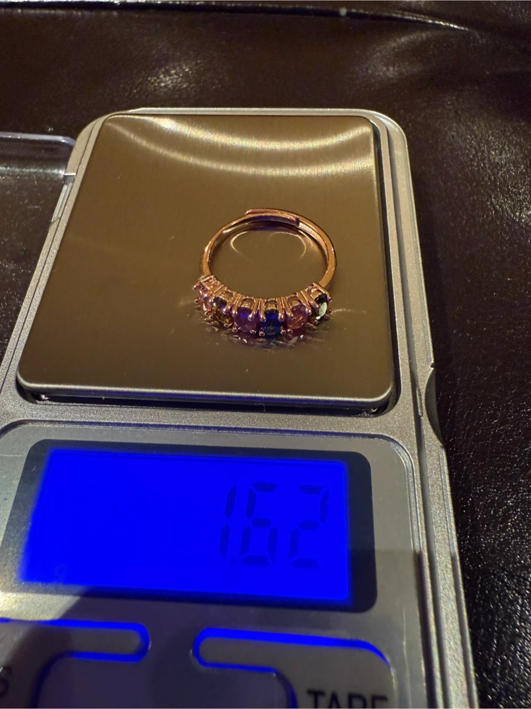 Colourful Tourmaline S925 Silver Ring - photo 2