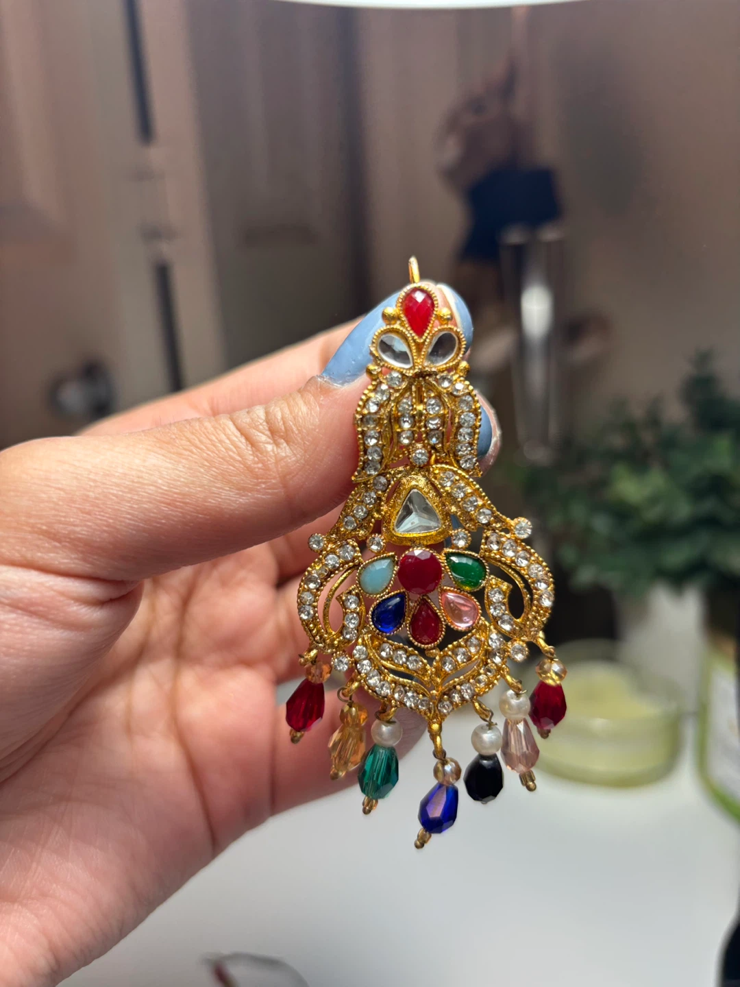 Jeweled Indian Jewelry Set - photo 3
