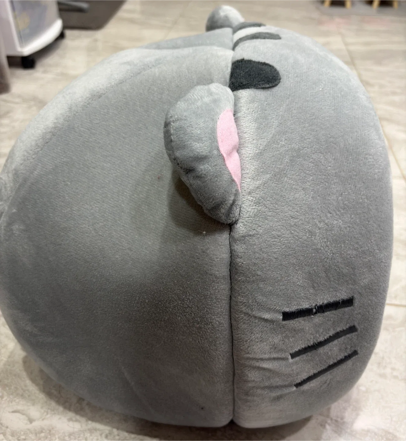 Cute Cat Bed Warm Pet Mat - Grey image indicator(3)