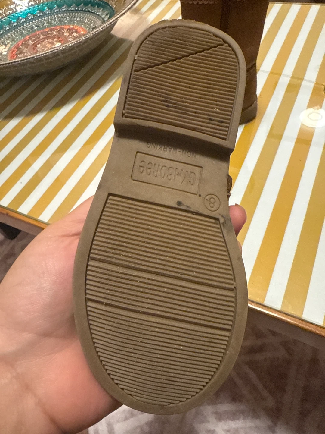Gymboree Brown Leather Boots - Size 8 - photo 3