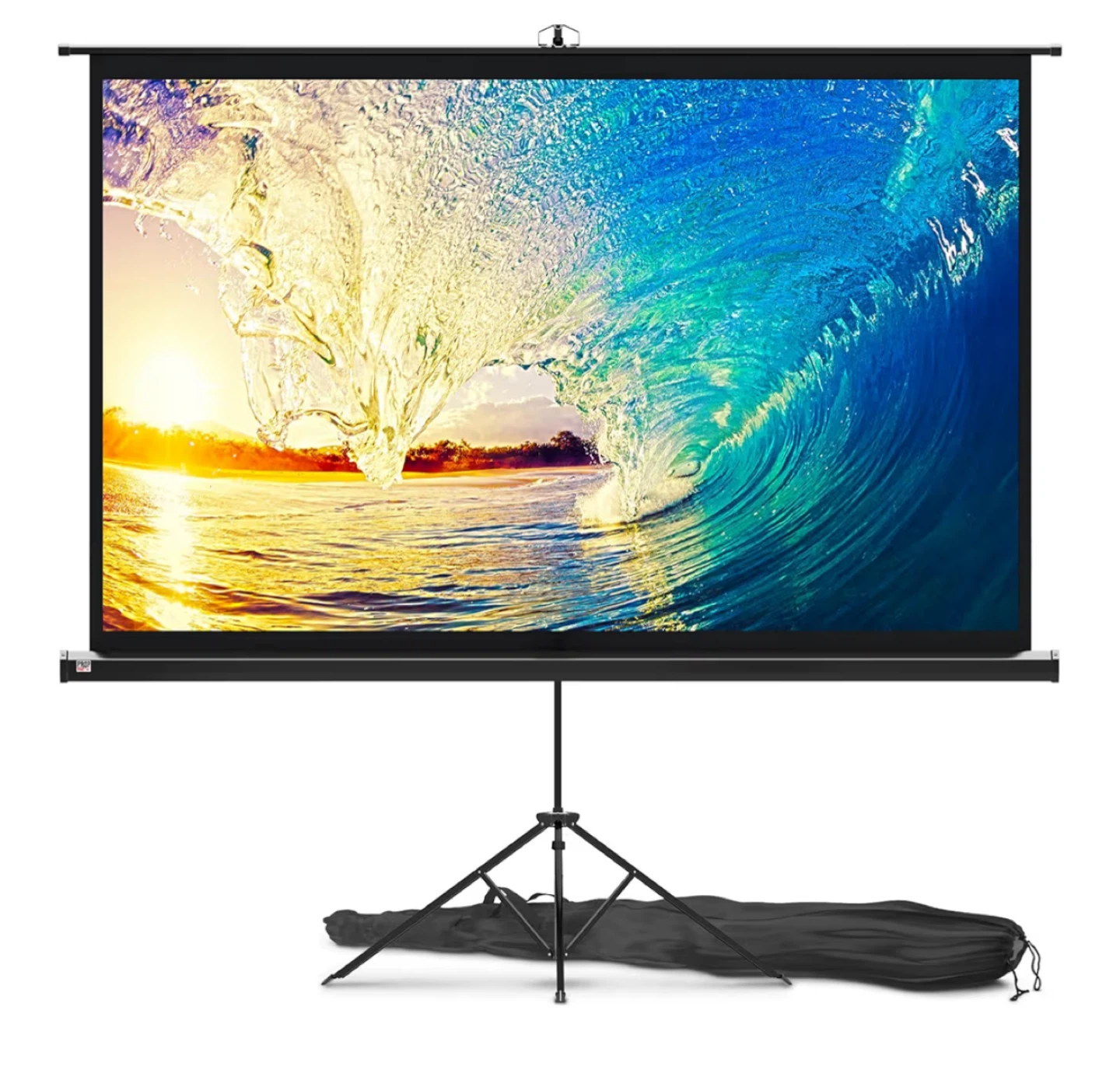 84” Indoor/Outdoor Portable Projector Screen with Stand