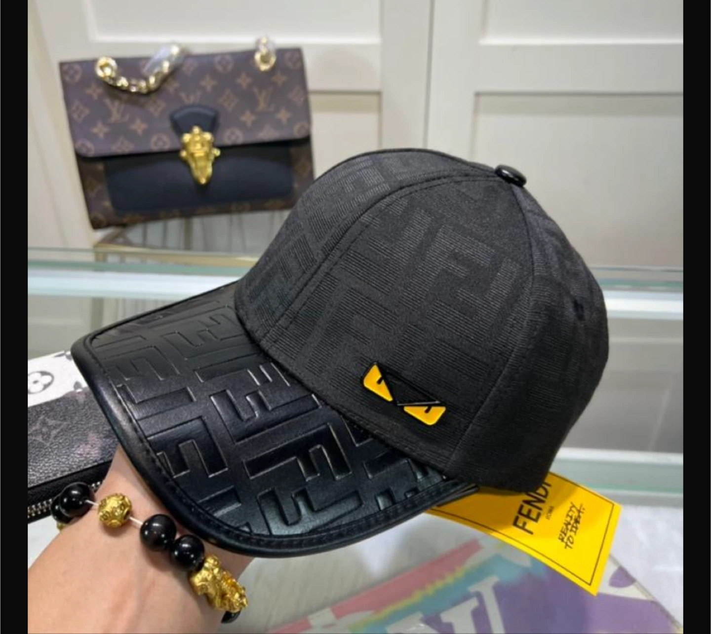 Fendi Black Baseball Cap