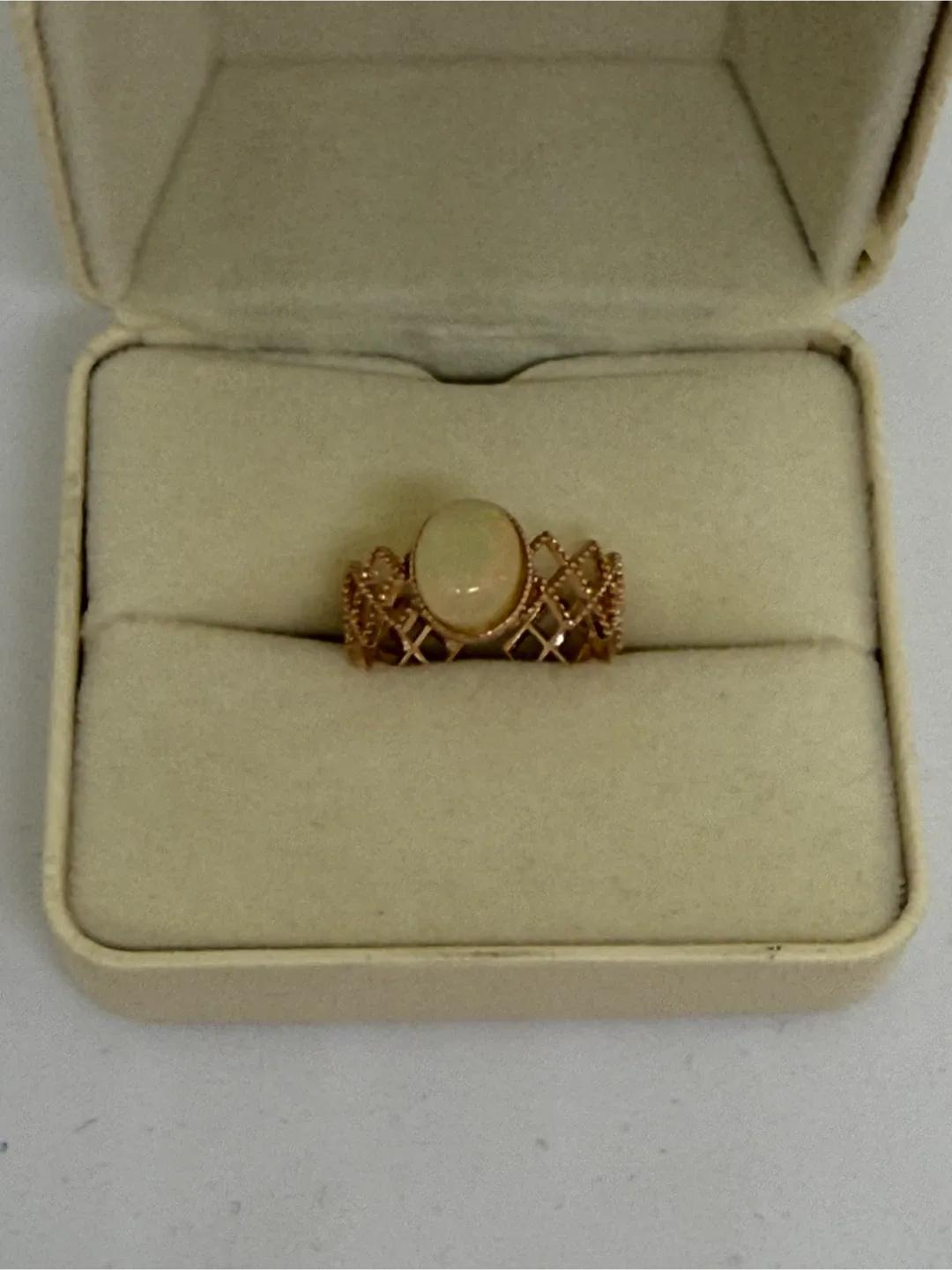 Natural Opal S925 Silver Ring thumbnail