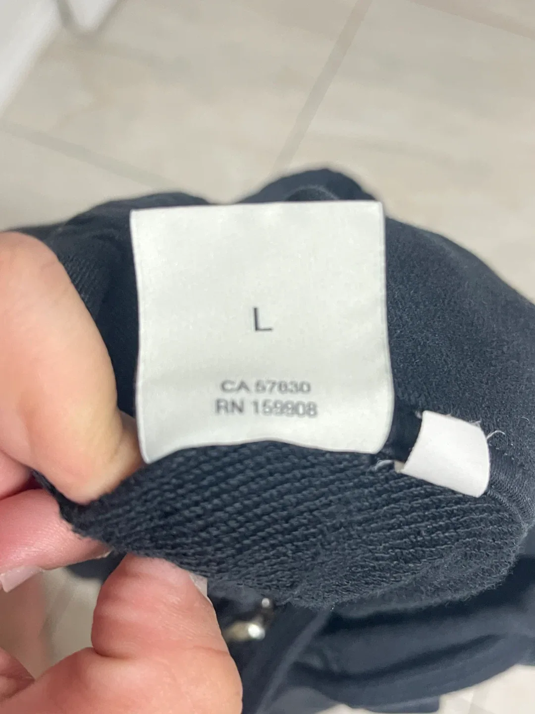 OVO (October's Very Own) Black Zip-Up Hoodie - Size L image indicator(4)