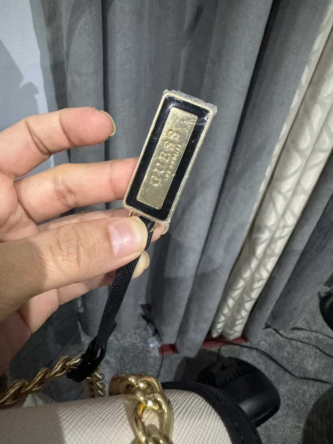 Guess White & Black Crossbody Bag image indicator(3)