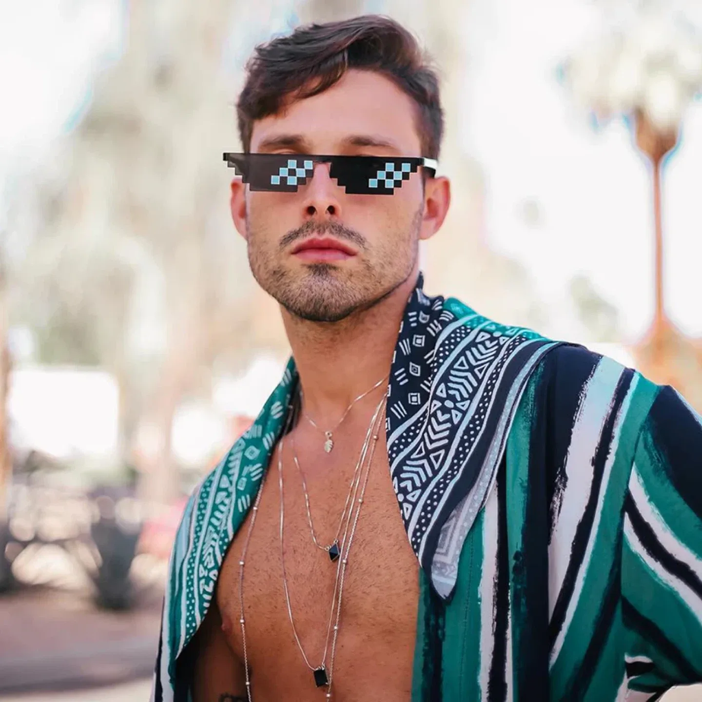 Thug Life Pixel Sunglasses image indicator(4)