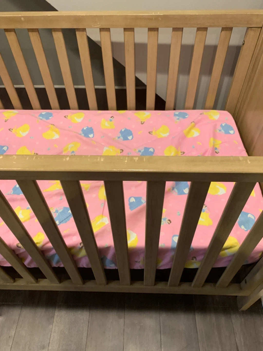 Wooden Baby Crib with Mattress - photo 4