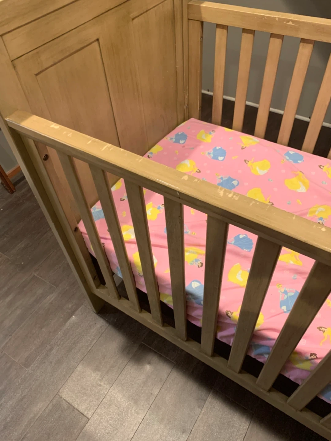 Wooden Baby Crib with Mattress - photo 5