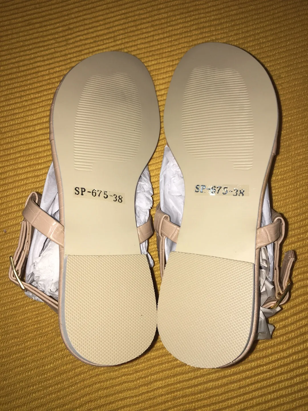 New YSL Beige Leather Sandals - Size 37 image indicator(4)