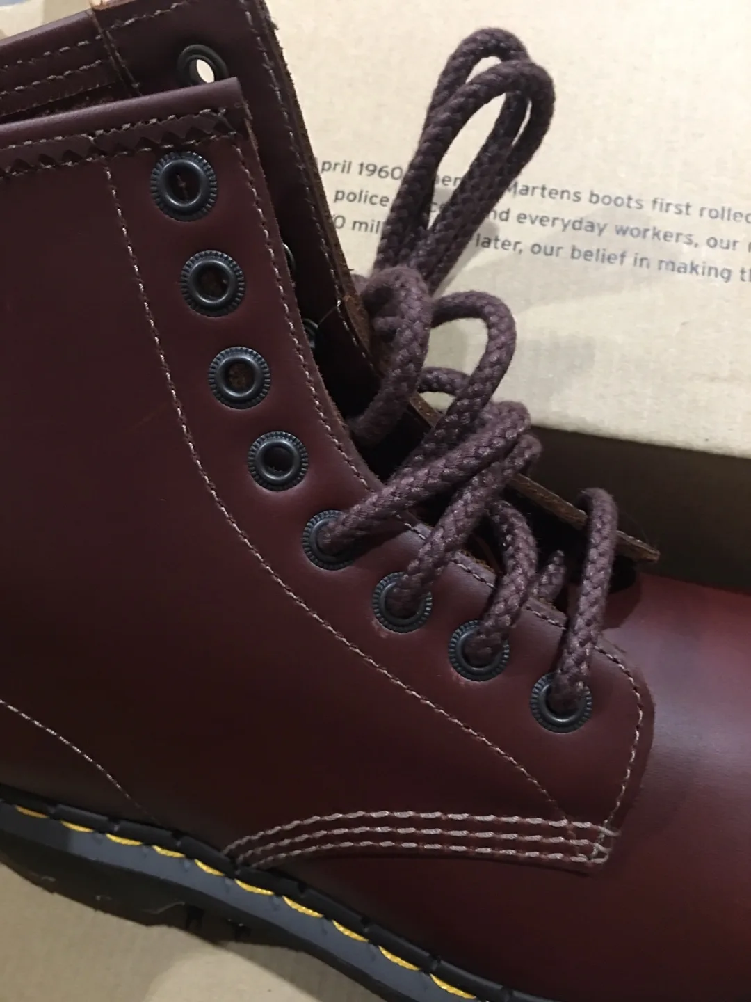 Dr. Martens 1460 Abruzzo WP Brown US 7 Boots - Like New! image indicator(9)