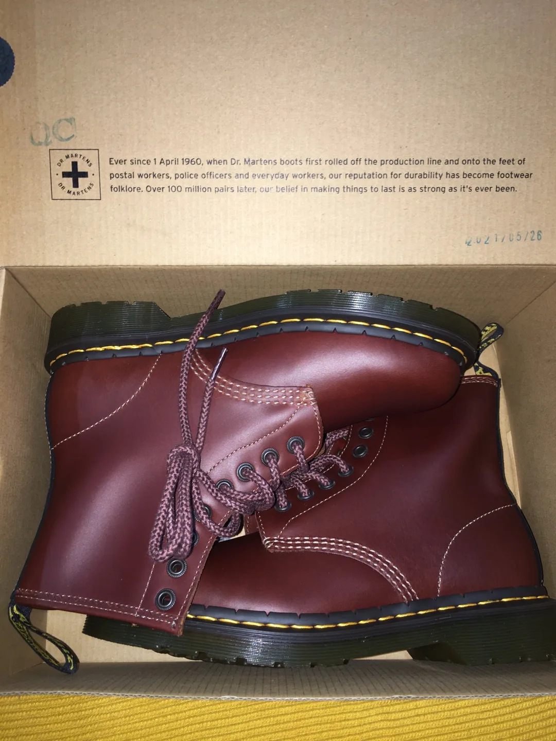 Dr. Martens 1460 Abruzzo WP Brown US 7 Boots - Like New! image indicator(10)
