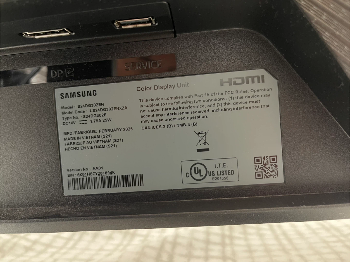 Samsung 24-Inch Odyssey G3 Series FHD Gaming Monitor - photo 3