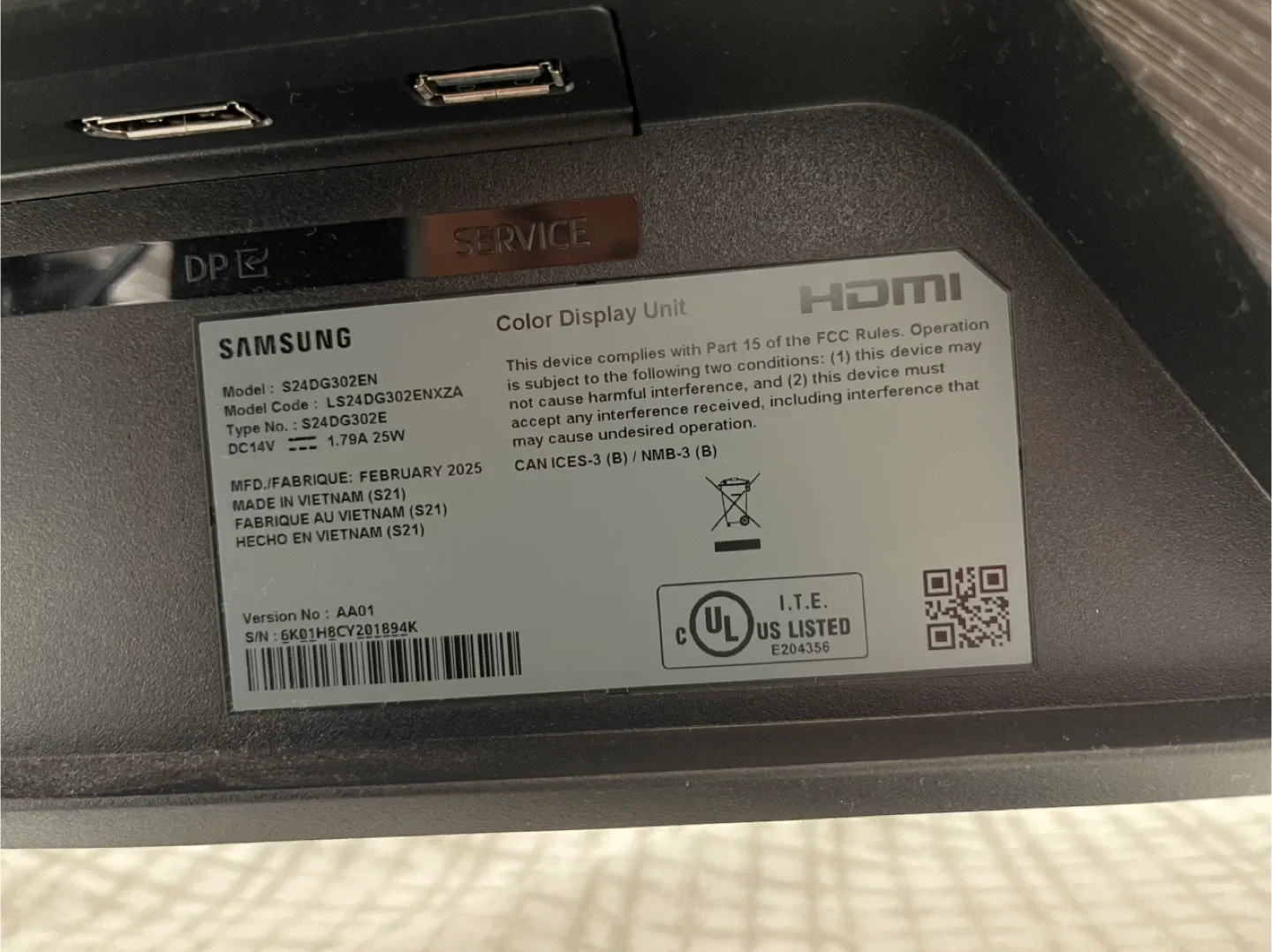 Samsung 24-Inch Odyssey G3 Series FHD Gaming Monitor image indicator(3)