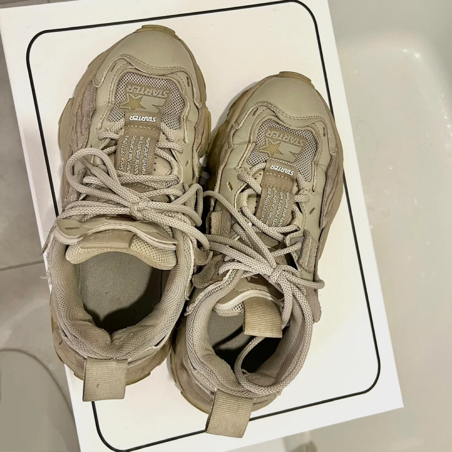 (Retail $133)Starter Low-Top Retro Dad Shoes/ Sneakers image indicator(3)