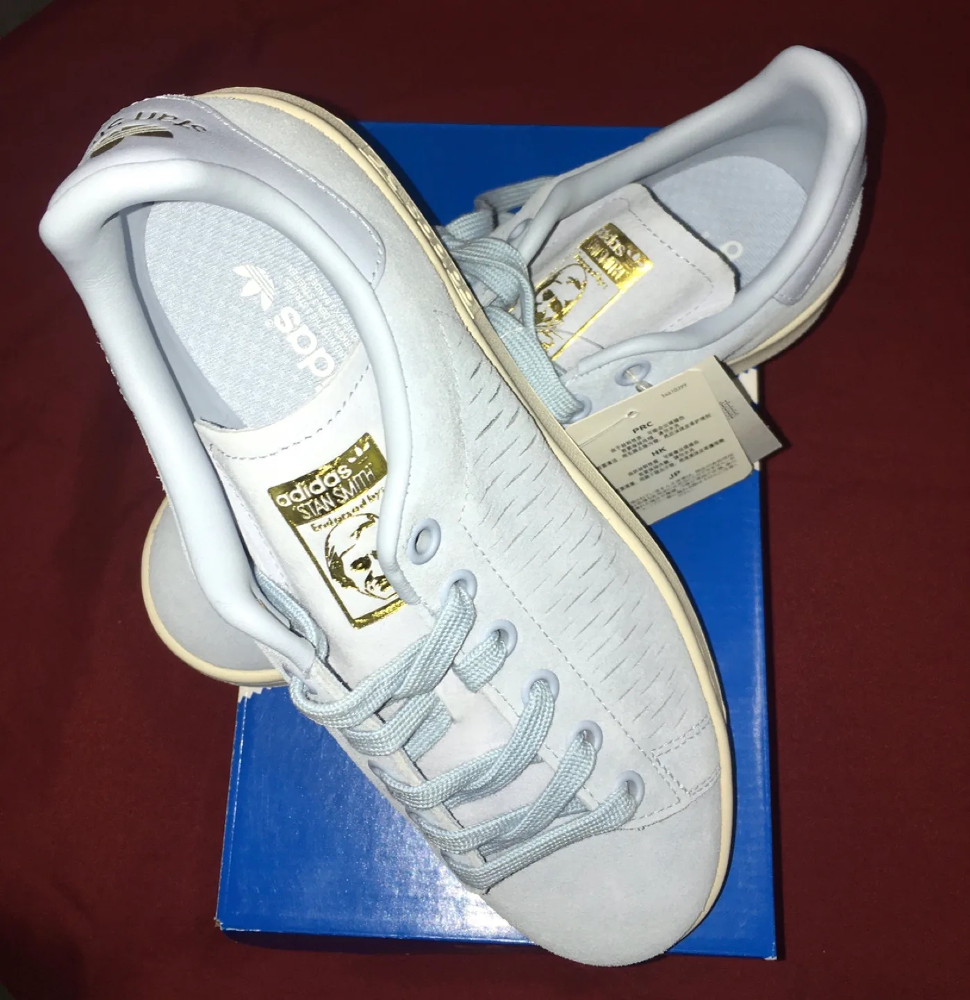 Adidas Stan Smith W Easy Blue, Women's US 6 image indicator(2)