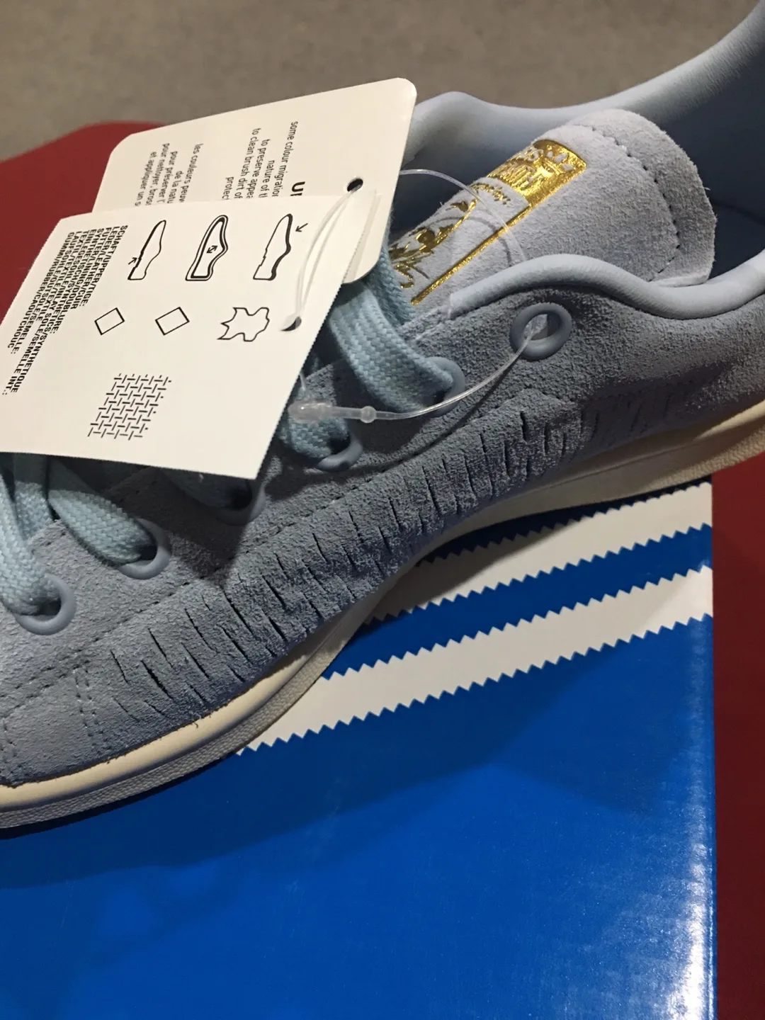 Adidas Stan Smith W Easy Blue, Women's US 6 image indicator(5)