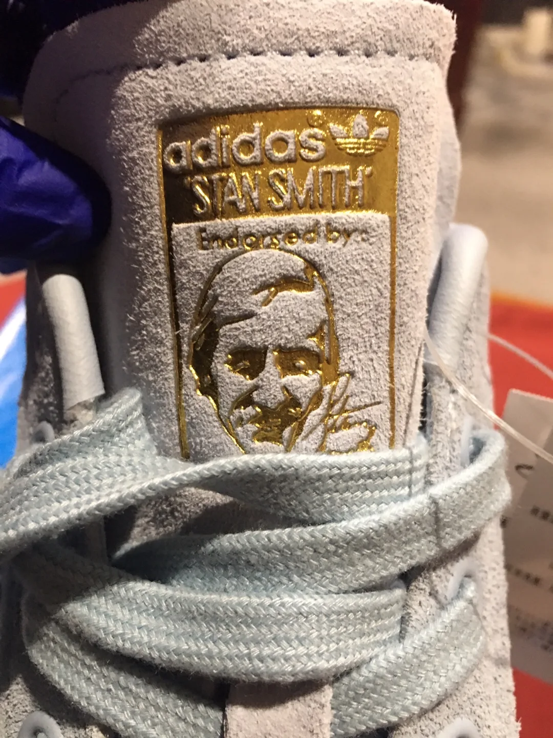 Adidas Stan Smith W Easy Blue, Women's US 6 image indicator(6)