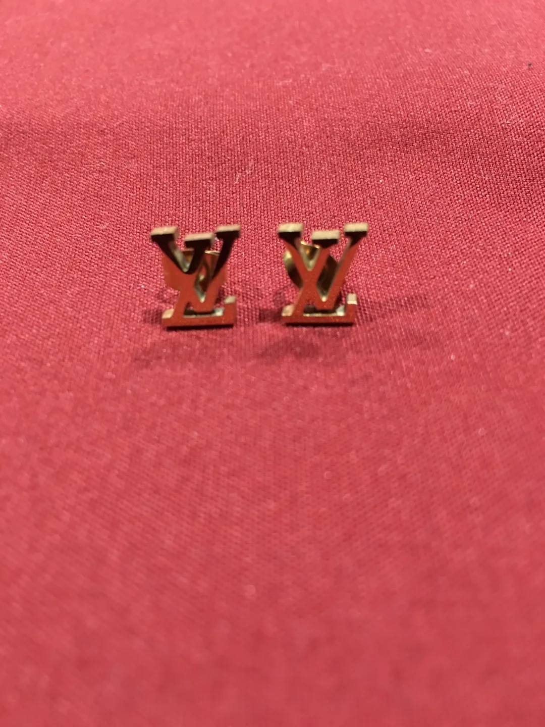 Louis Vuitton LV Gold Earrings