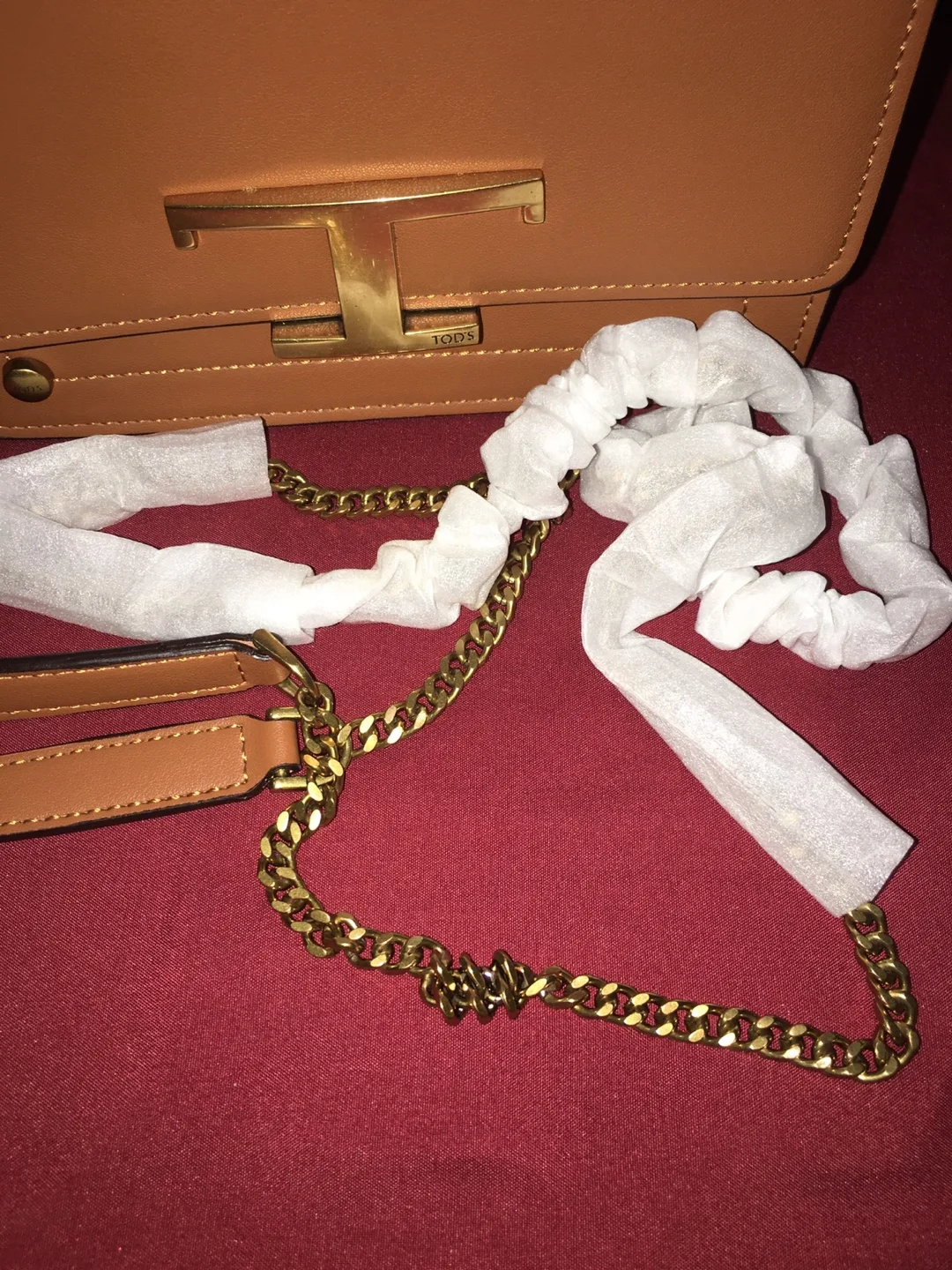 Tod's Leather Shoulder Bag - Brown image indicator(5)