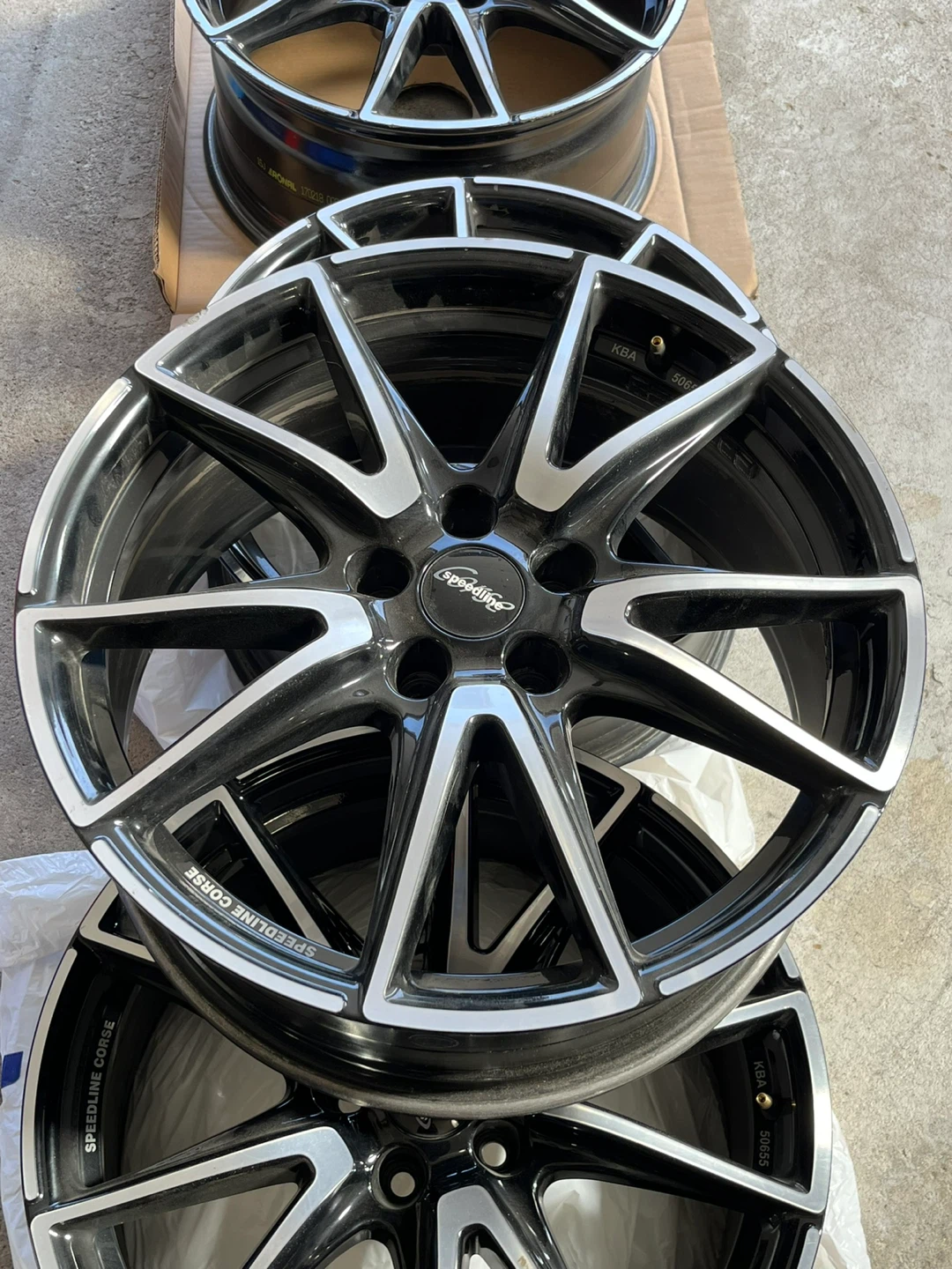 Speedline Corse Black/Silver Rims - photo 2