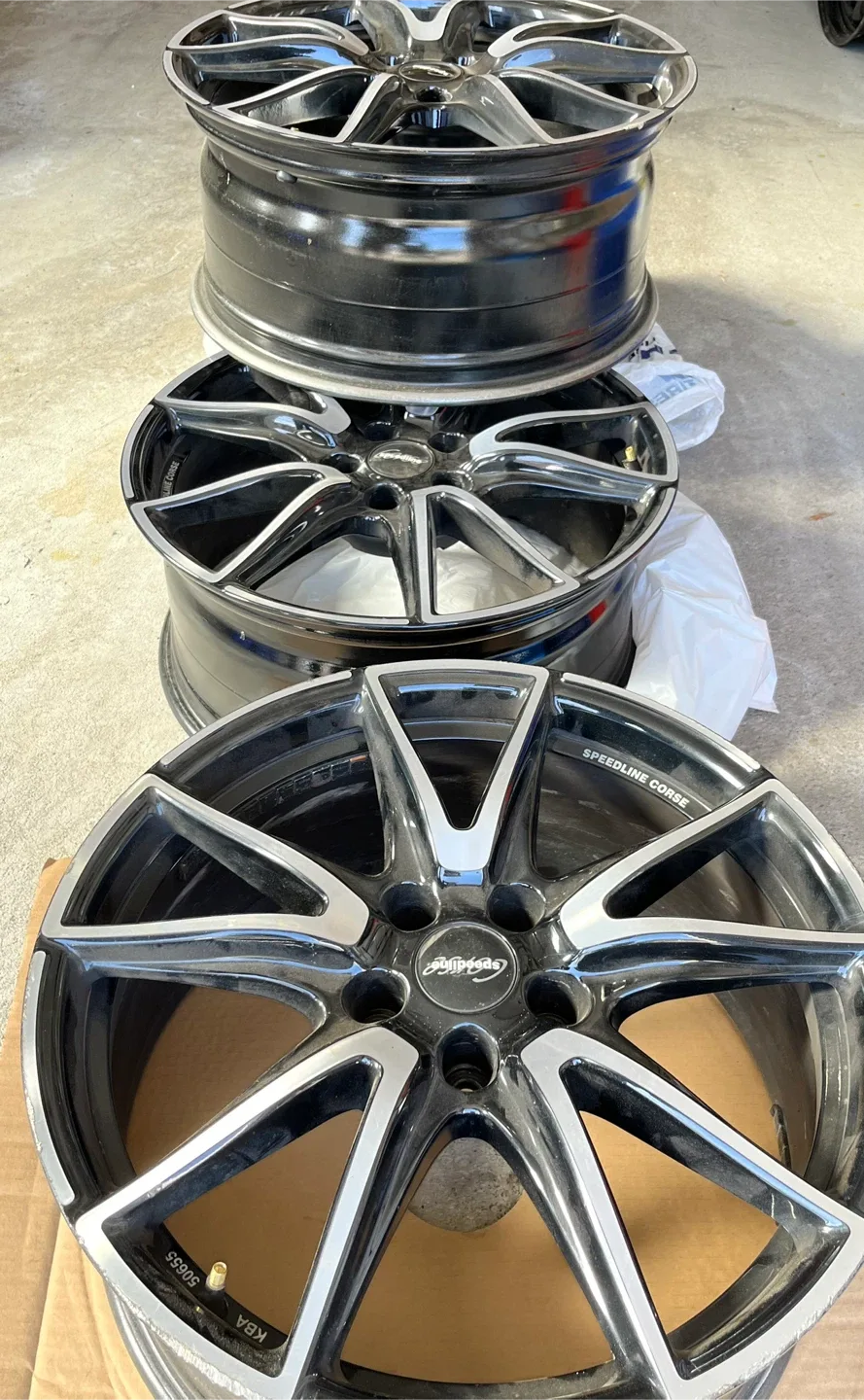 Speedline Corse Black/Silver Rims image indicator(6)