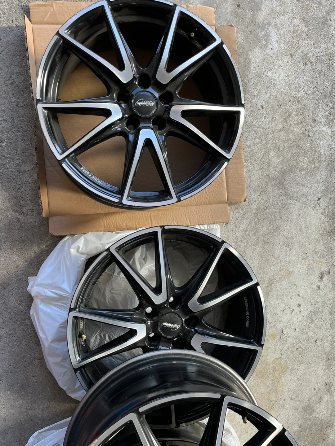 Speedline Corse Black/Silver Rims - photo 3