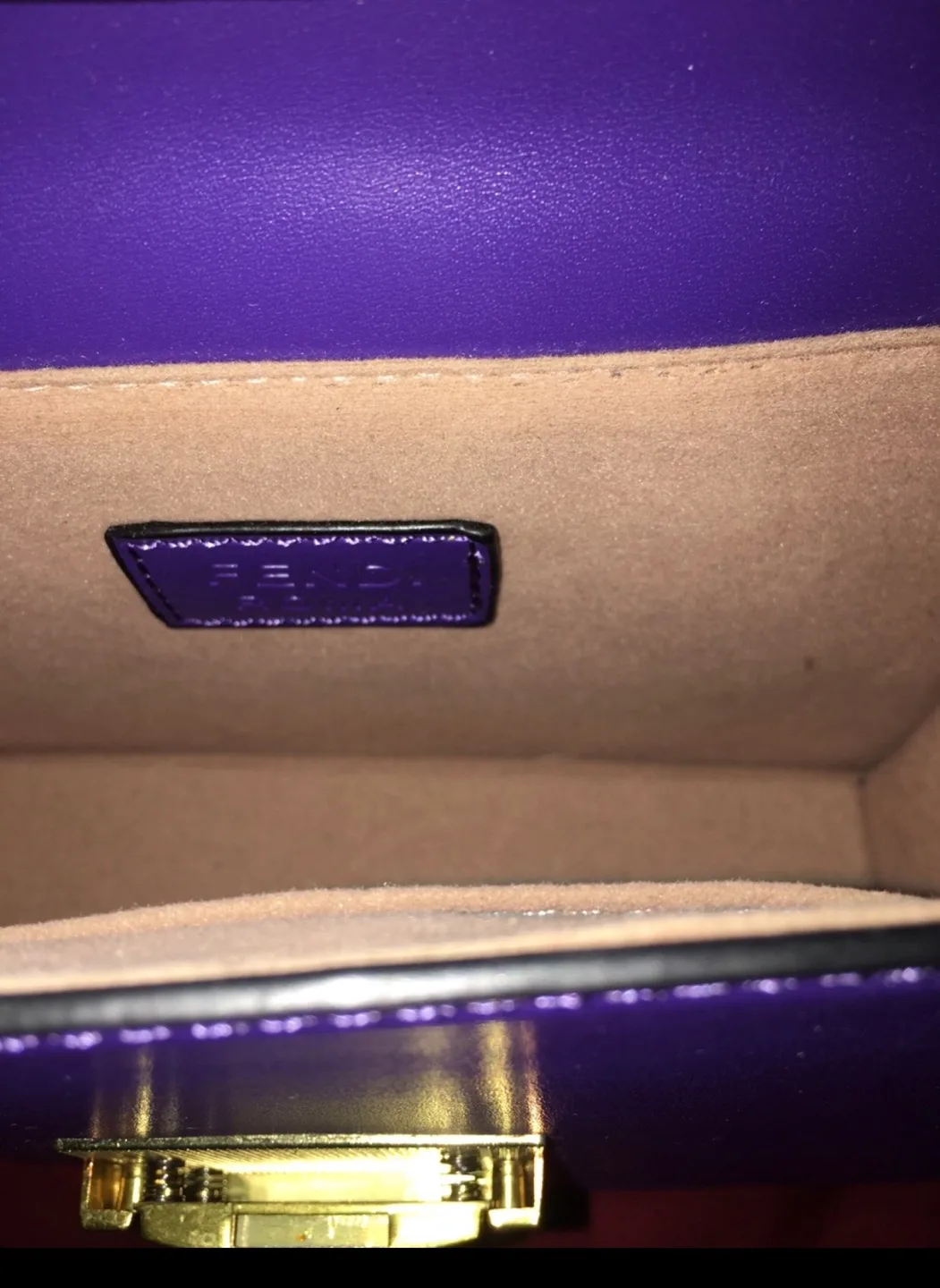 Fendi Roma Purple Handbag image indicator(5)