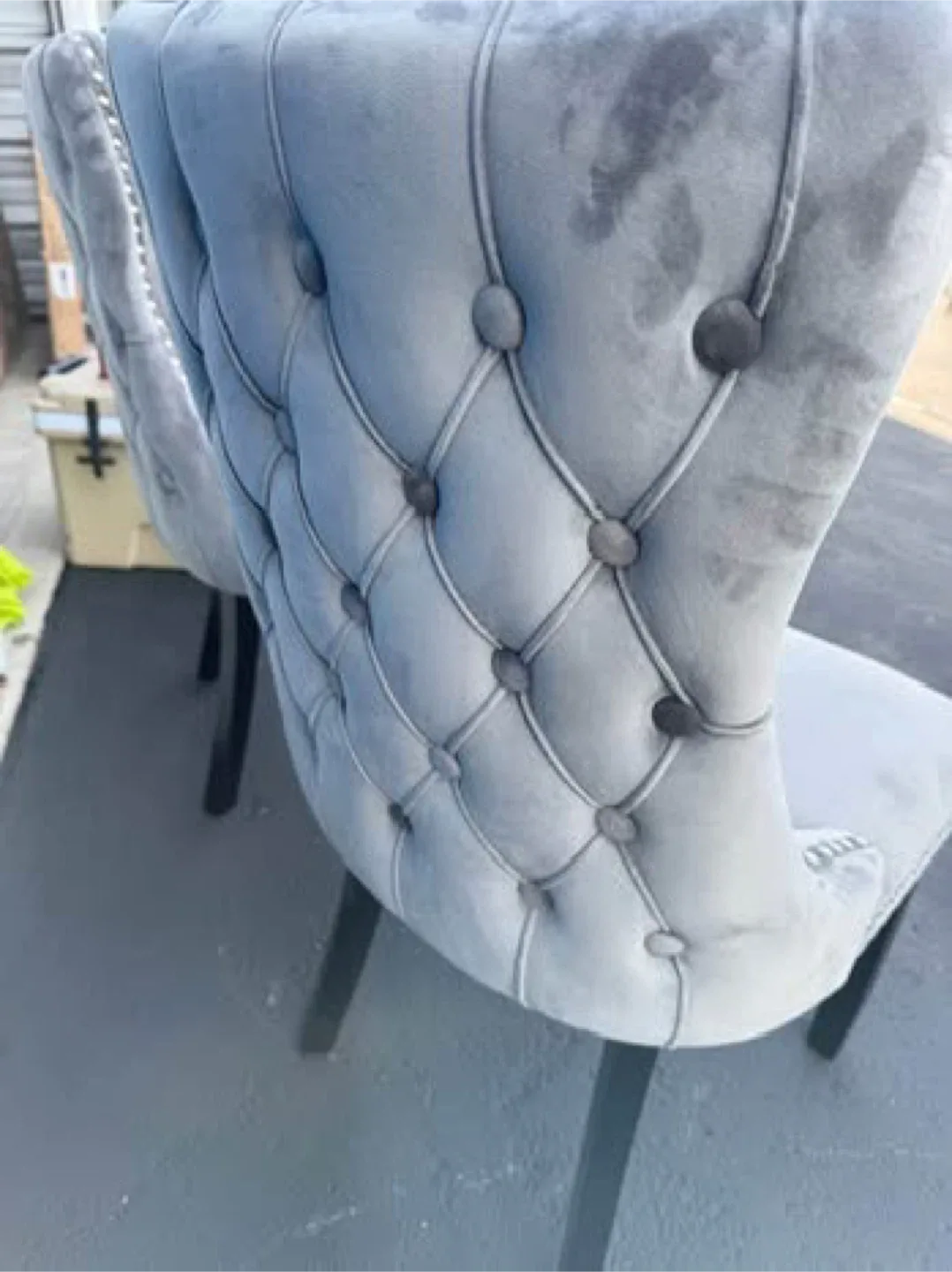 Dutes 22'' H Velvet Upholstered Side Chairfion - set of 6 image indicator(4)