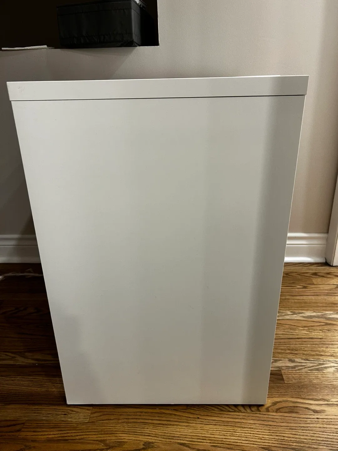 IKEA White Desk with Drawer and Cup Holder image indicator(4)