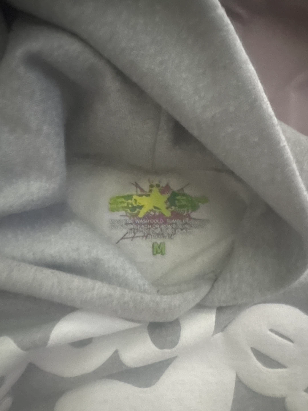 Spider Grey Star Hoodie - Size Medium - photo 2
