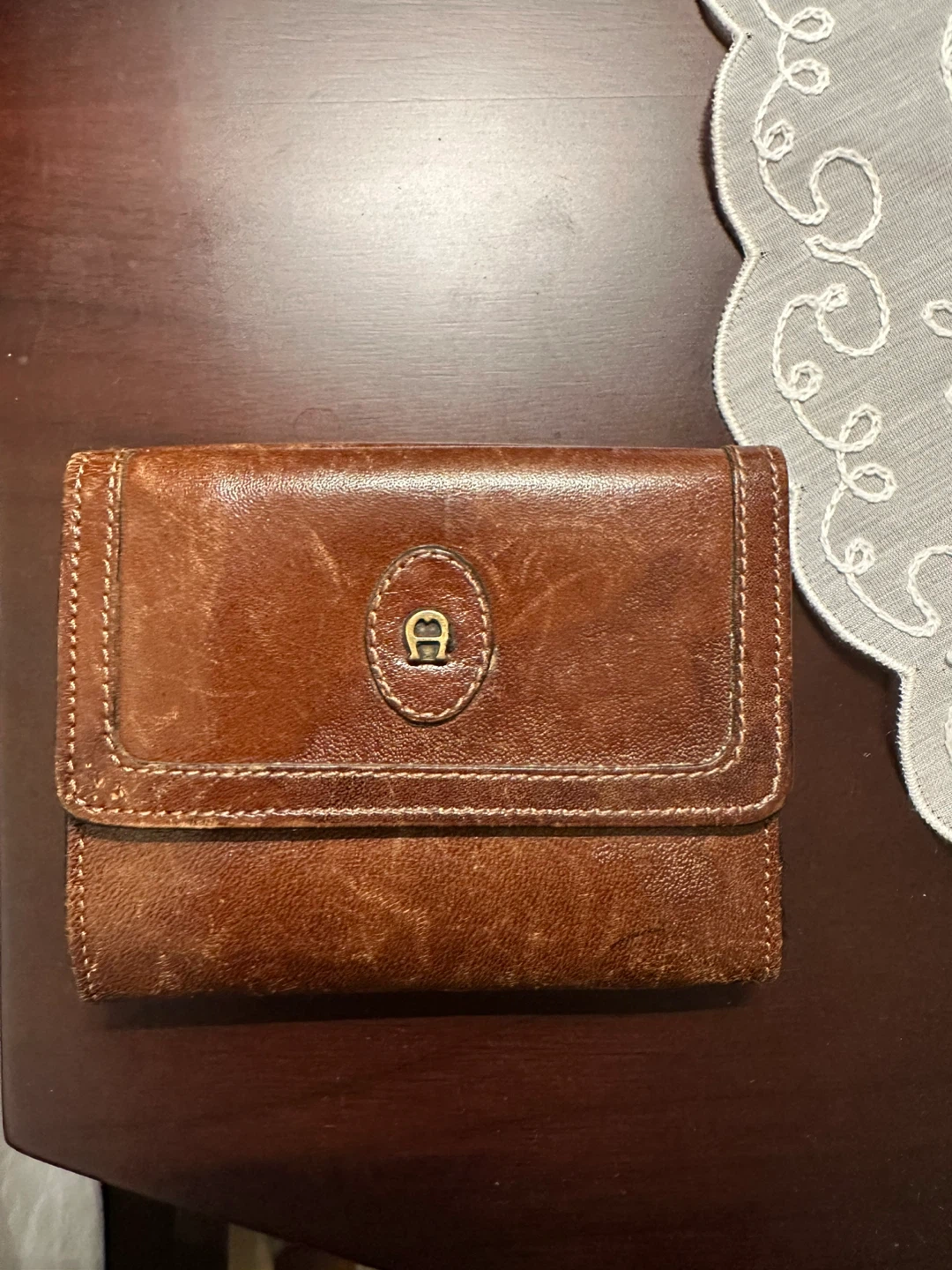 Original designer brand- Aigner Leather Wallet