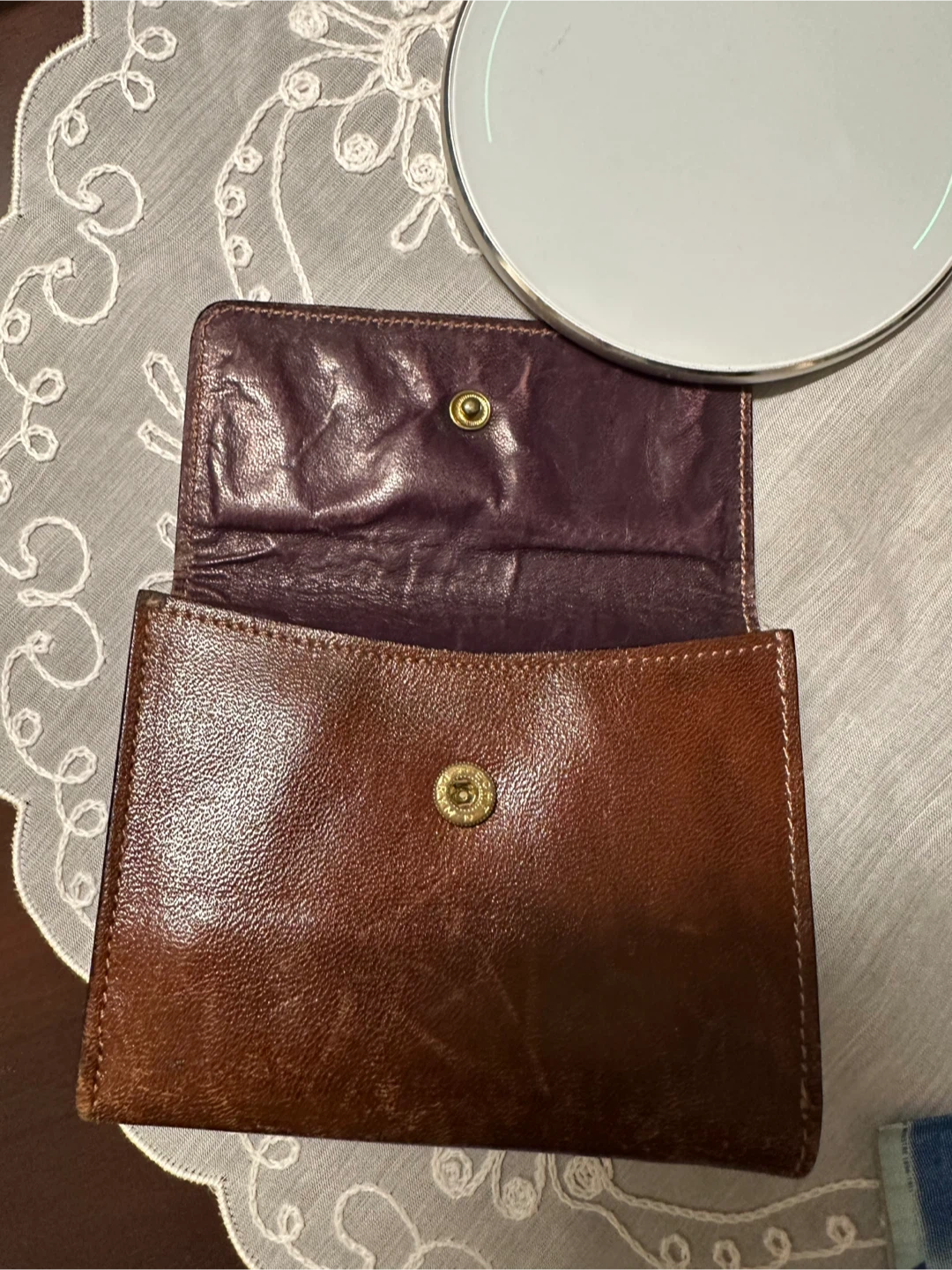 Original designer brand- Aigner Leather Wallet - photo 4