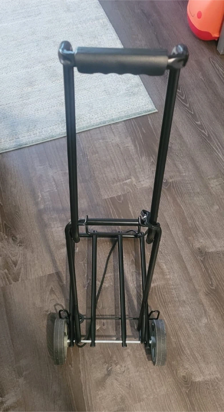 Folding Shopping Cart - Black