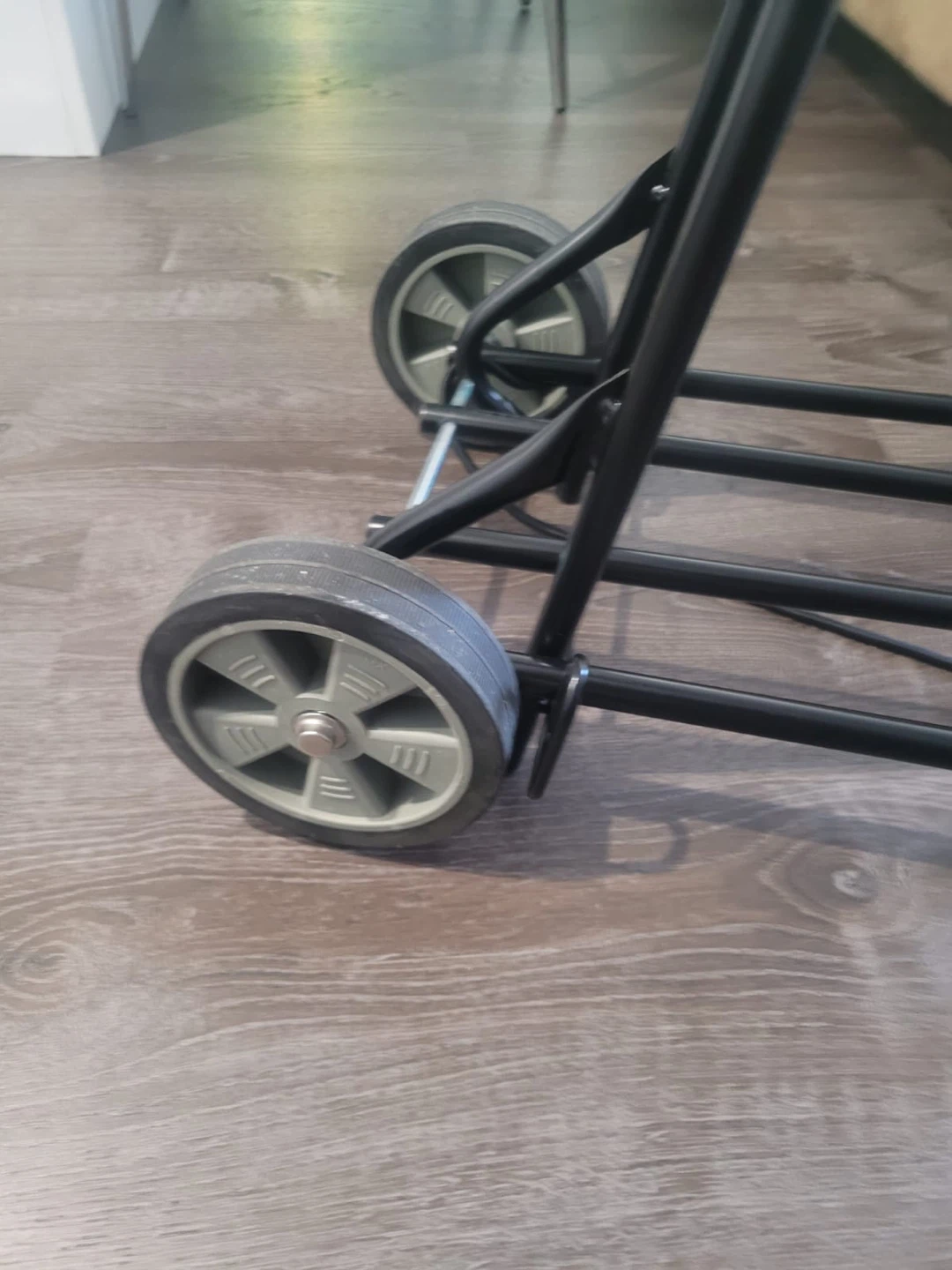 Folding Shopping Cart - Black - photo 3