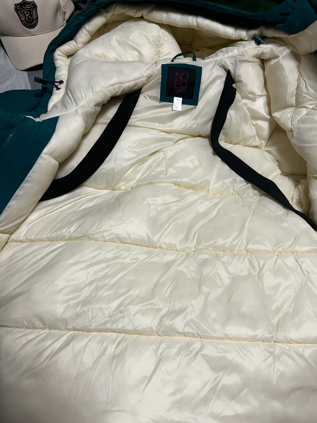 No Boundaries Teal Puffer Jacket - photo 2