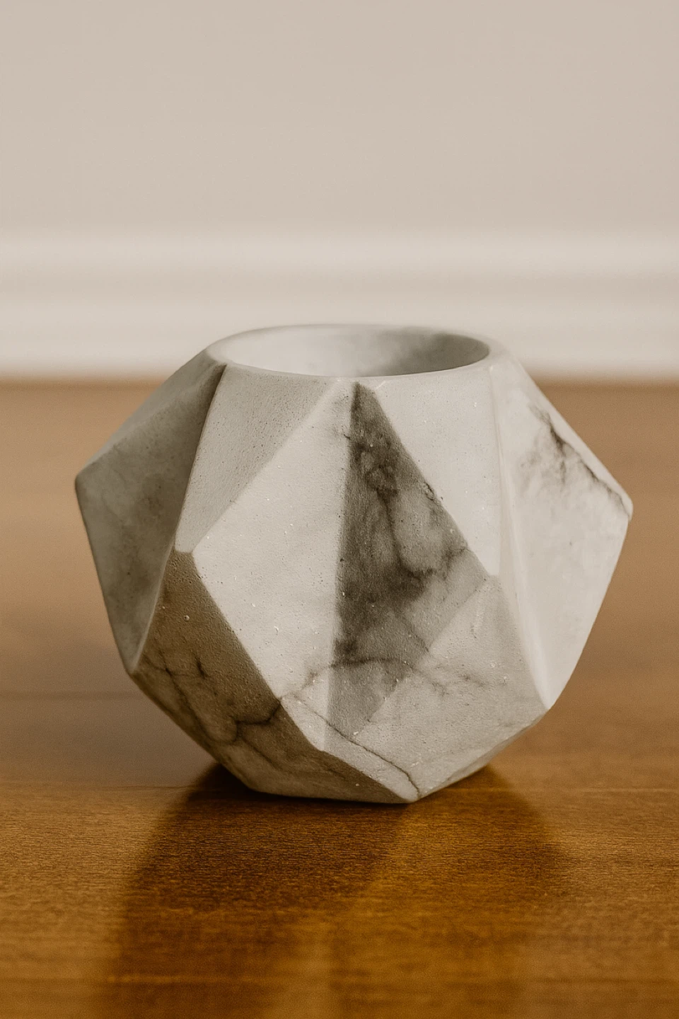 Geometric Concrete Planter