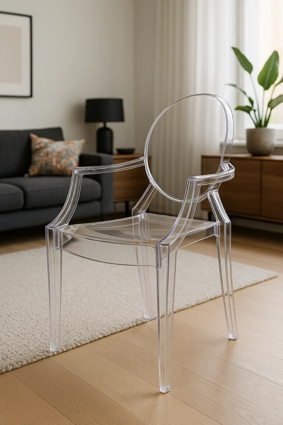Clear Acrylic Armchair thumbnail
