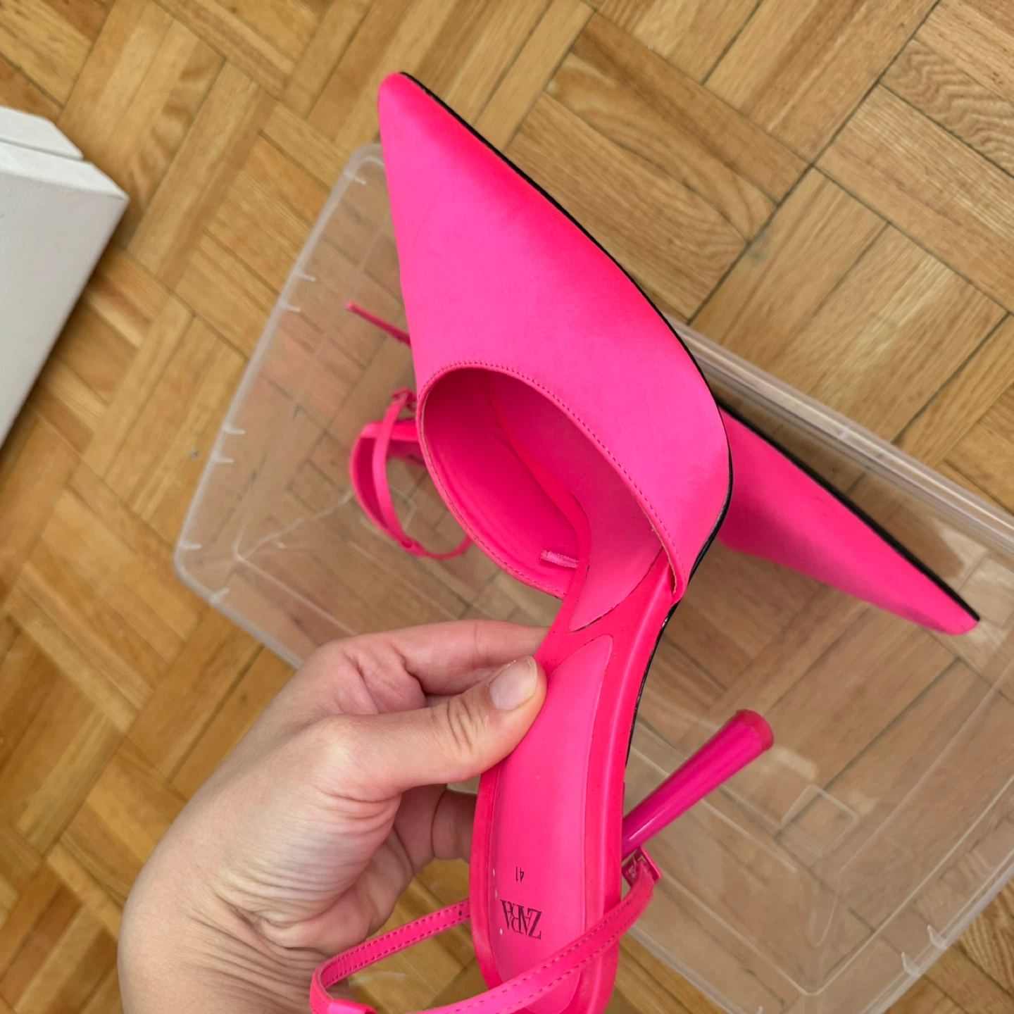 Zara Pink High Heels, Size 41 - photo 3