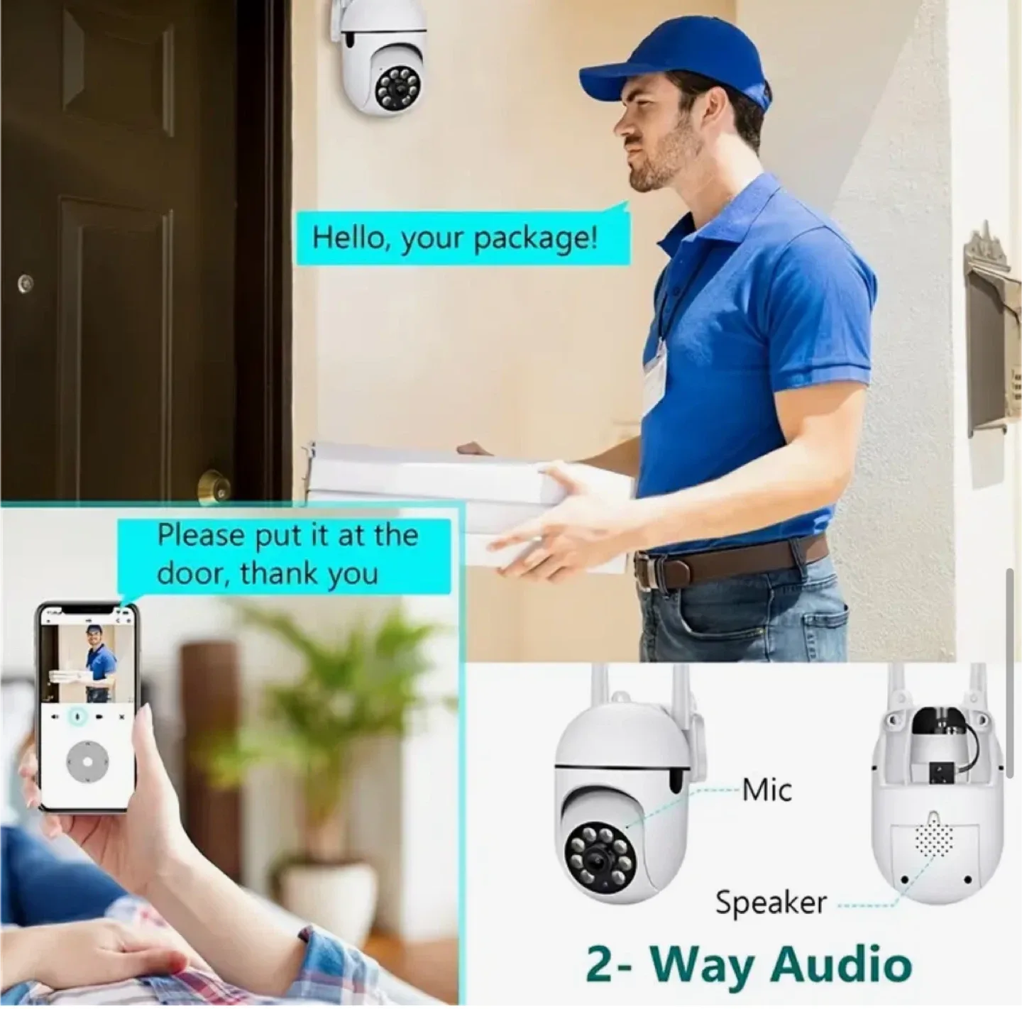 2Mini Security Camera System, 2, 4G WiFi Indoor/Outdoor image indicator(9)