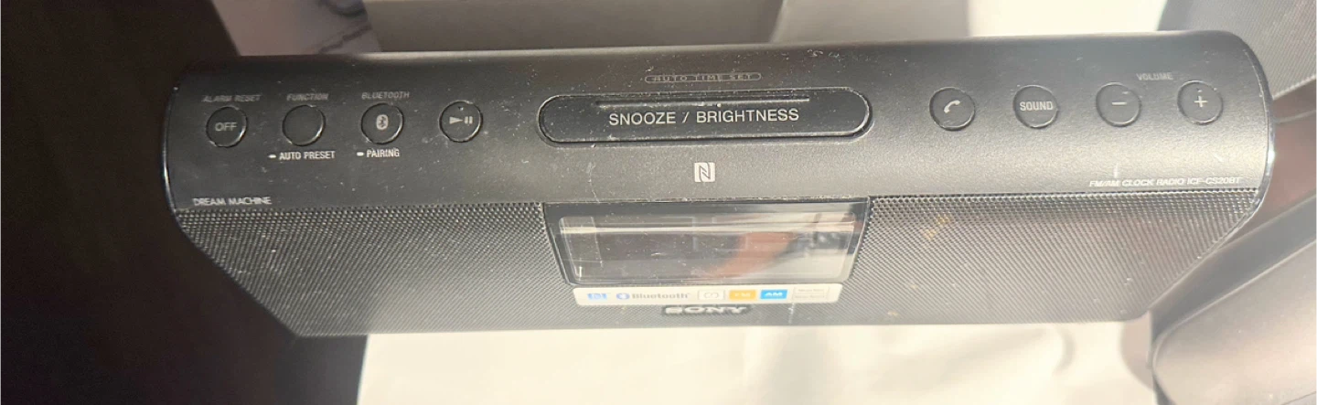 Sony ICF-CS20BT Dream Machine Clock Radio - photo 2