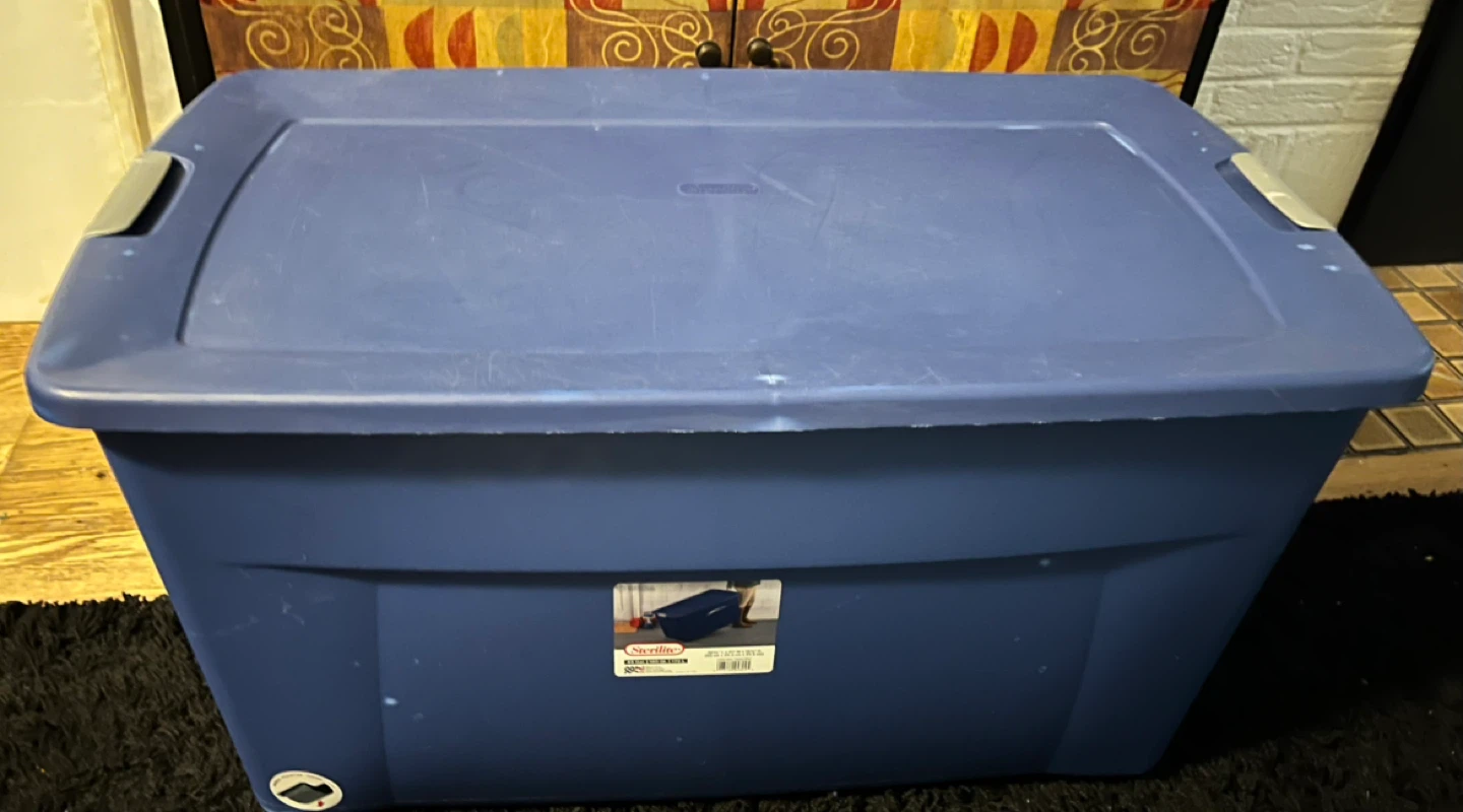 6 Large Storage containers with wheels - photo 2