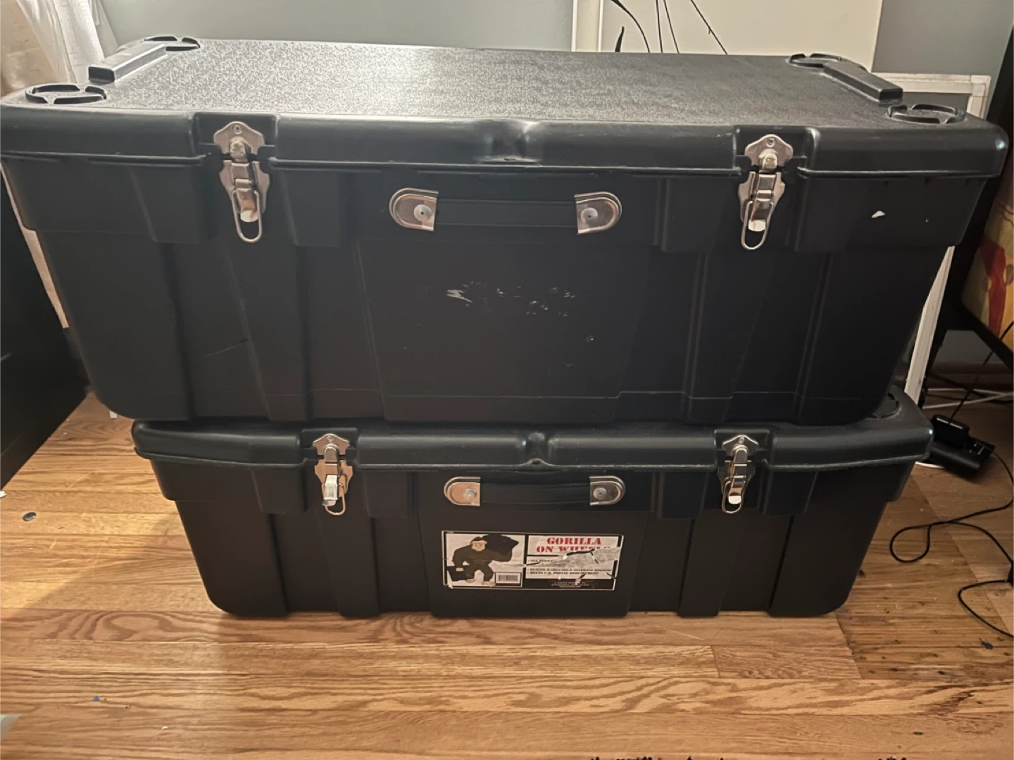 6 Large Storage containers with wheels - photo 3