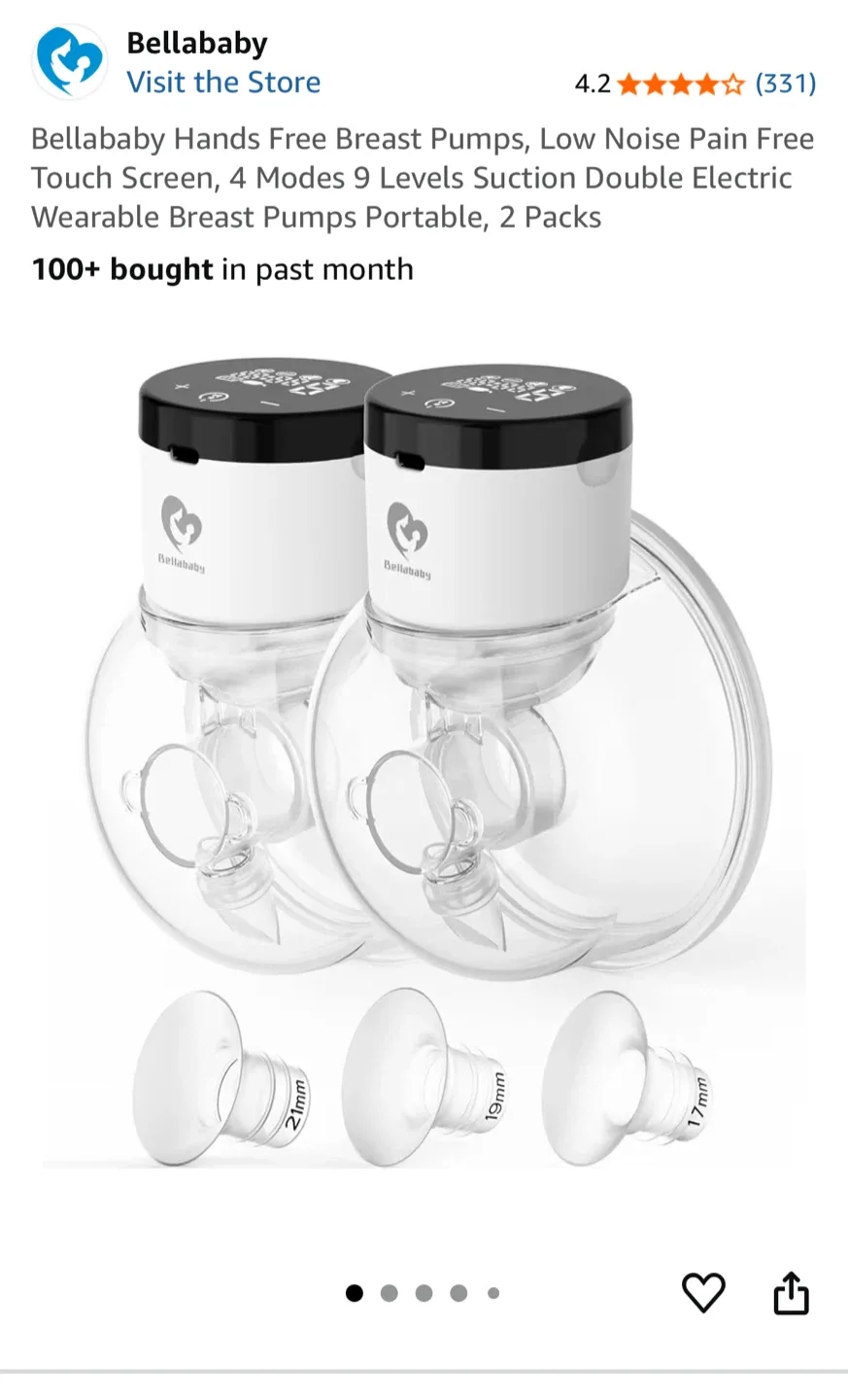New in box Bellababy Double Electric Breast Pump image indicator(2)