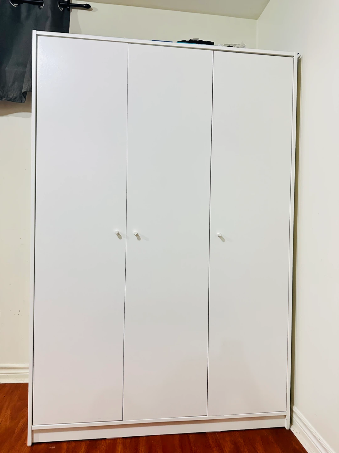 White IKEA Wardrobe with Shelves - photo 4