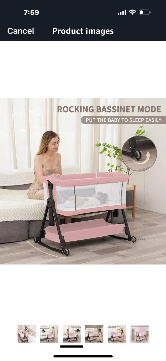 3 in 1 Baby Bassinet image indicator(2)
